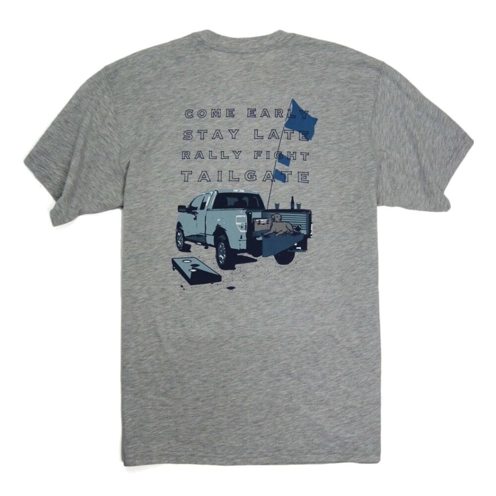 Southern Proper Mens Shirt Small Grey Tailgate Tee Truck Labrador Retriever New